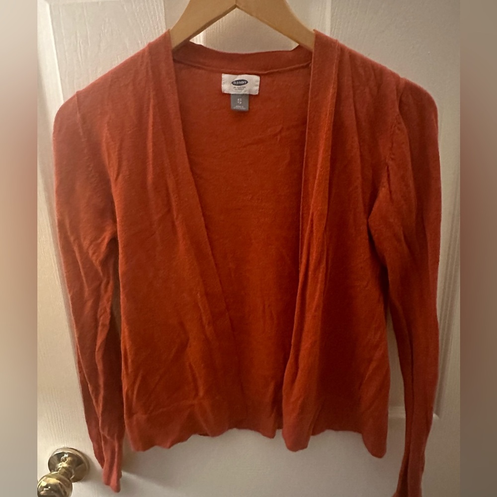 Old Navy Open-Cardi in Terra Cotta